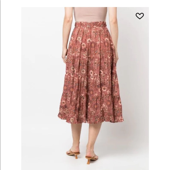 Ulla Johnson Verity Floral pattern midi Skirt - Picture 4 of 11